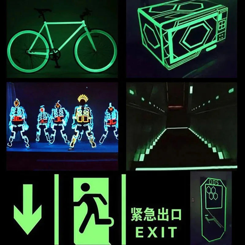 Waterproof Visibility Neon Strip Glow-in-the-dark Safety Decoration