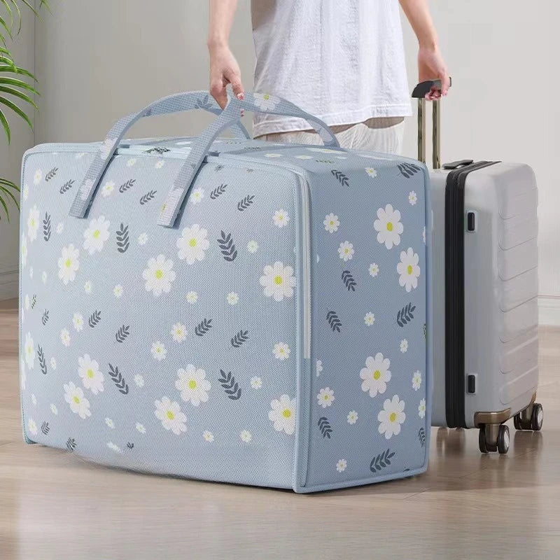 Large Blanket Storage Bags Folding Comforter Storage Bag For Clothes Storage Containers For King Comforter Bedding Pillow Sheet Zpaxo