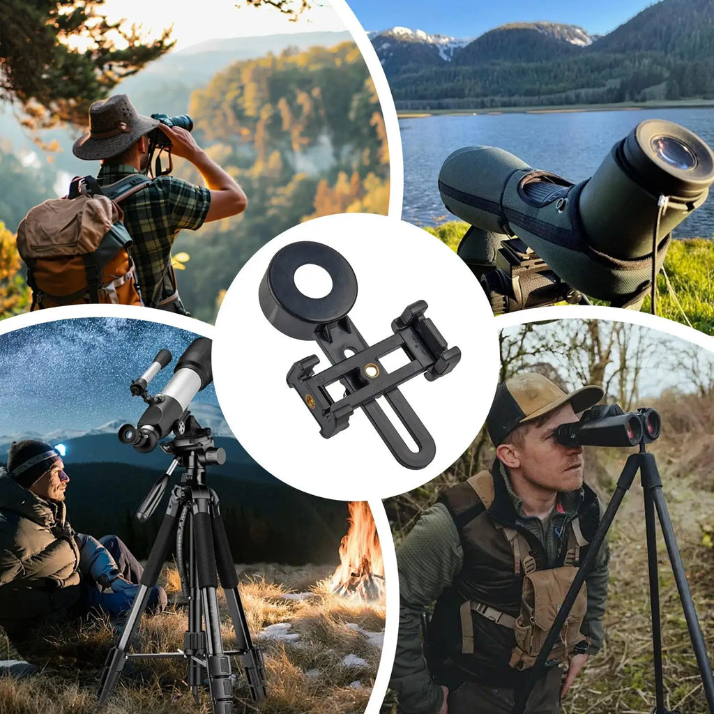 Universal Phone Adapter Mount Digiscoping Tripod Binoculars