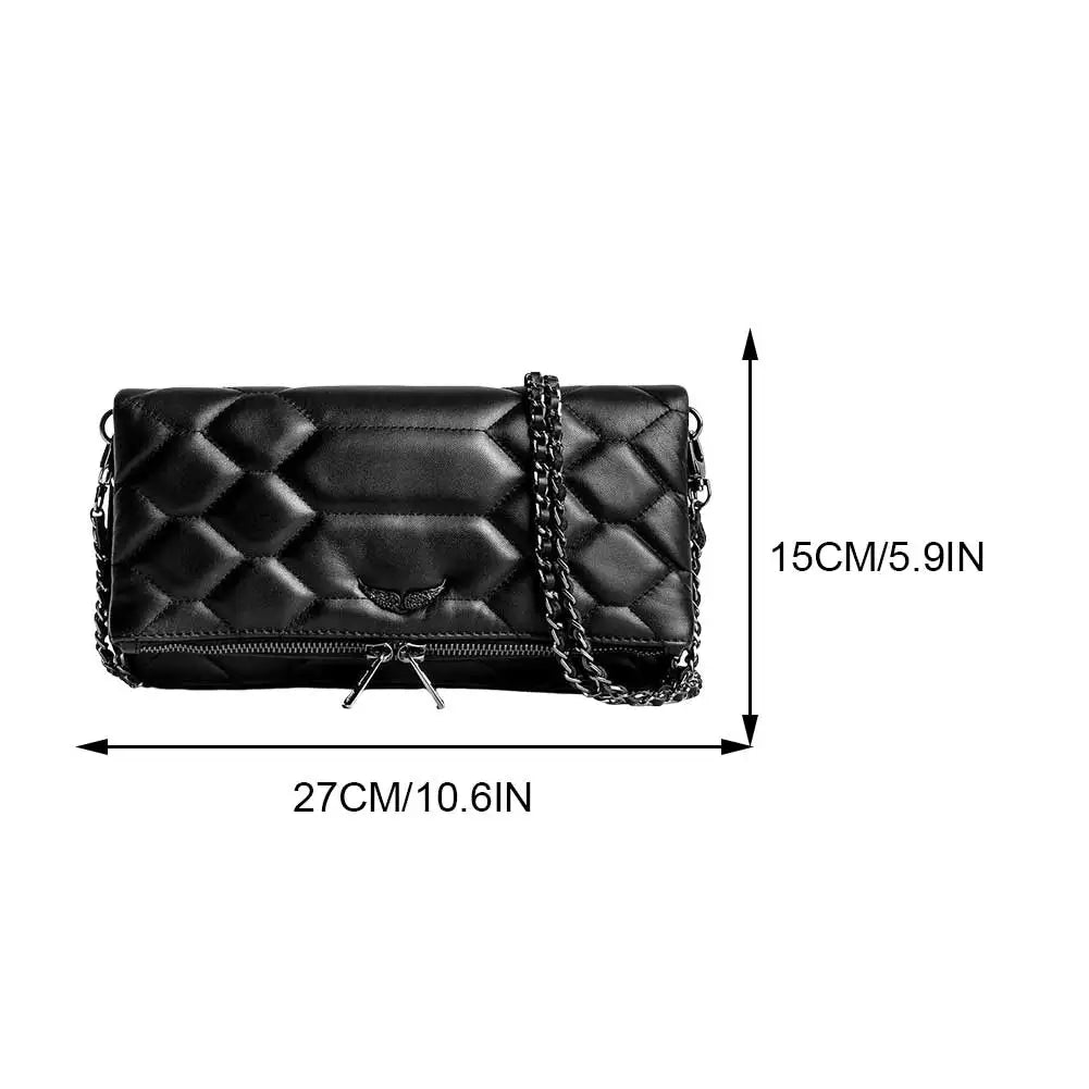 Fashionable Chain-Shoulder Square Bag Crossbody Shoulder Bag Women Fashion Underarm Bag Minimalist Chain Designer Bag Handbags Zpaxo
