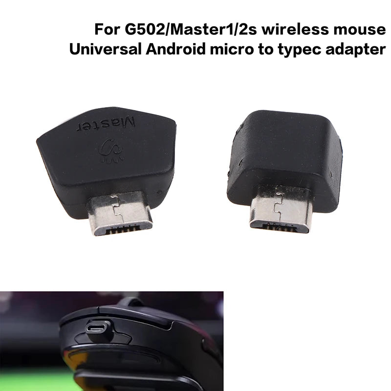 Micro to USB-C Adapter for G502 G903 GPW Wireless Mouse Repair Mouse Repair Adapter Zpaxo