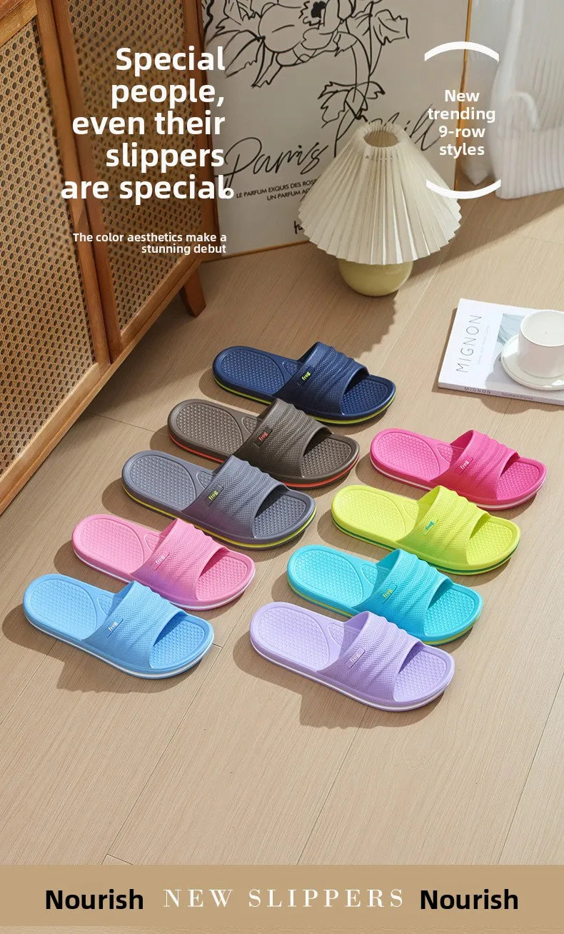 Men Women Couples EVA Slippers Home Use Hotel Bathroom Anti-slip Ones