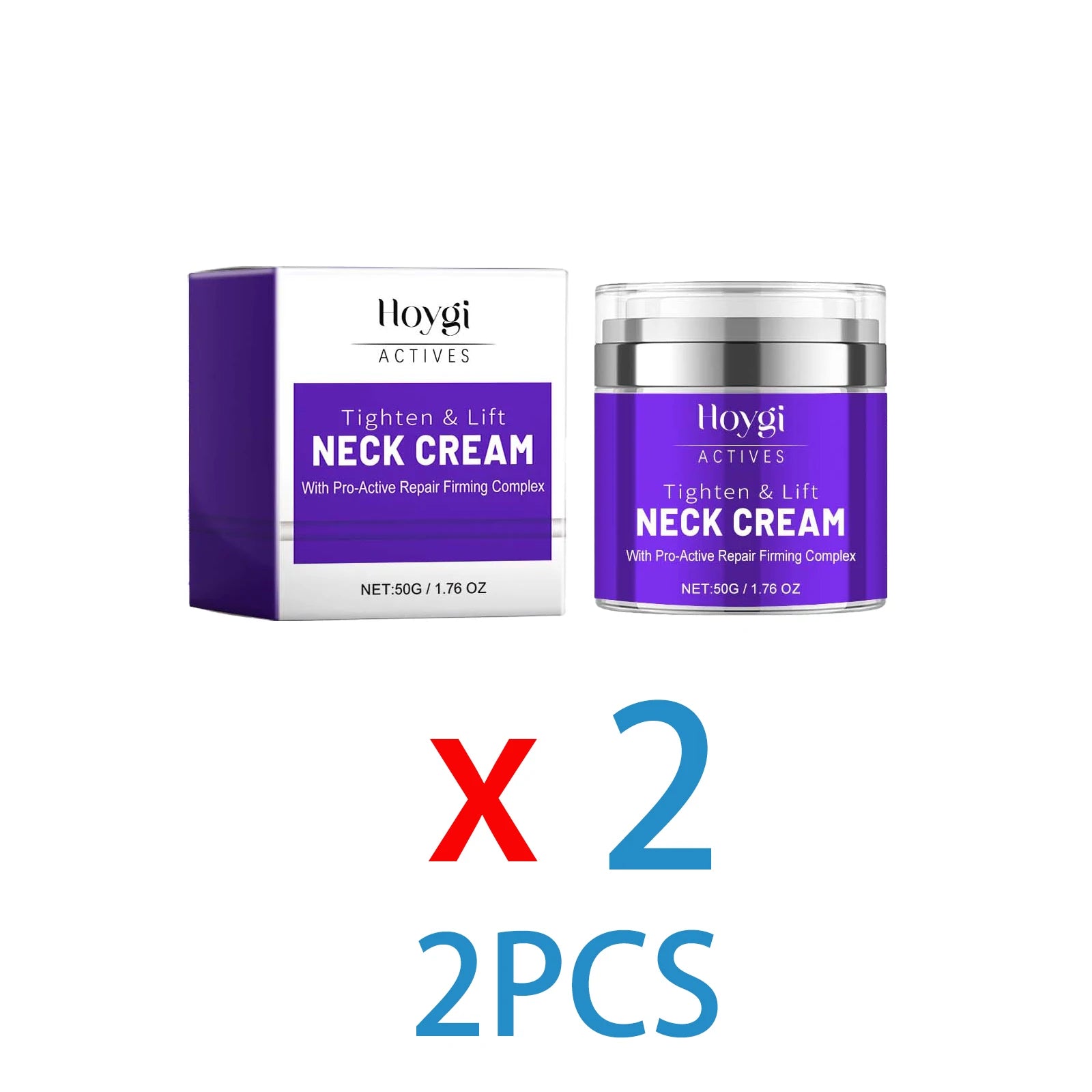Neck Firming Cream 50g Tightening Lifting Wrinkle Reduction for Crepey Skin Intensely Hydrating Nourishing Cream with Shea Butte Zpaxo 2PCS