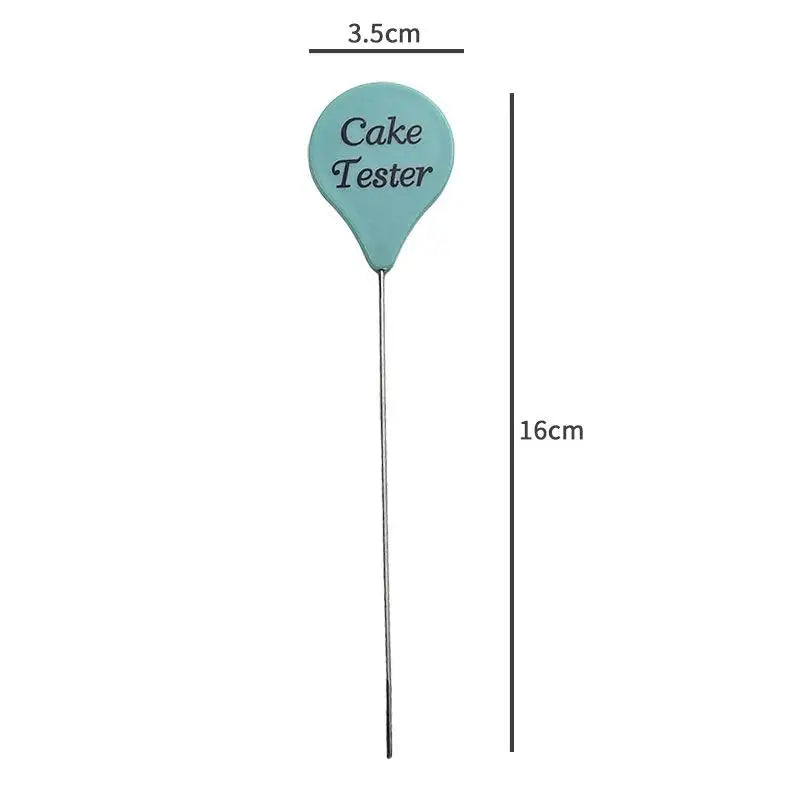 Cake Tester Probe Reusable Stainless Steel Testing Needle Sticks Zpaxo Blue