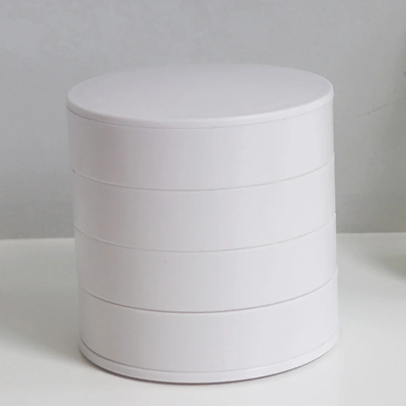 Rotating Multi-layer Desktop Storage Box Hair Accessories Jewelry Makeup BoxNWith Lid Dustproof Jewelry Box Jewelry Storage Box Zpaxo
