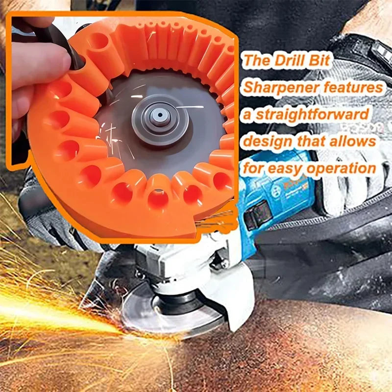 Upgrade 118 Degree Angle Grinder Drill Bit Sharpener Power Grinding