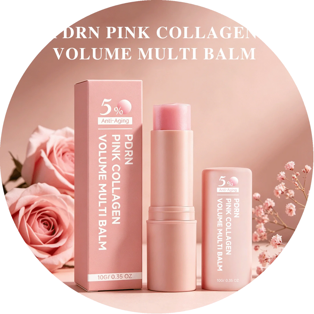PDRN Pink Collagen Balm Stick – Anti-Wrinkle & Firming Skin Care Collagen Balm Stick Zpaxo 10g Boxed x 1pc