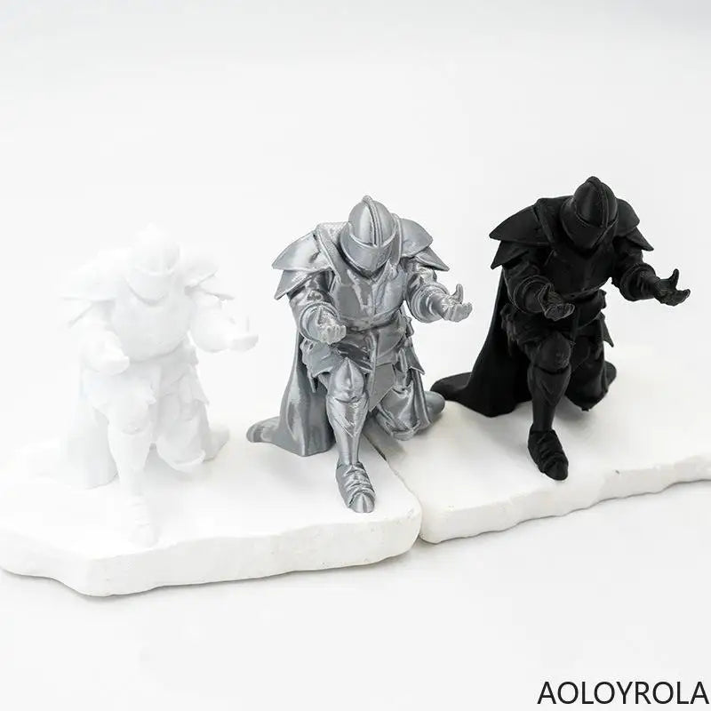Knight Pen Holder 3D Print Medieval Armor Desk Organizer Art Supplies Zpaxo