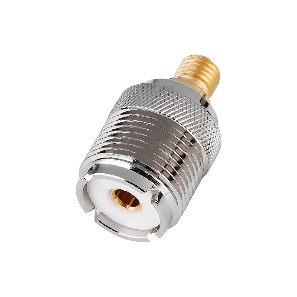UHF SO239 Female Flat M6 Connector Car Antenna RF Coaxial Adapter