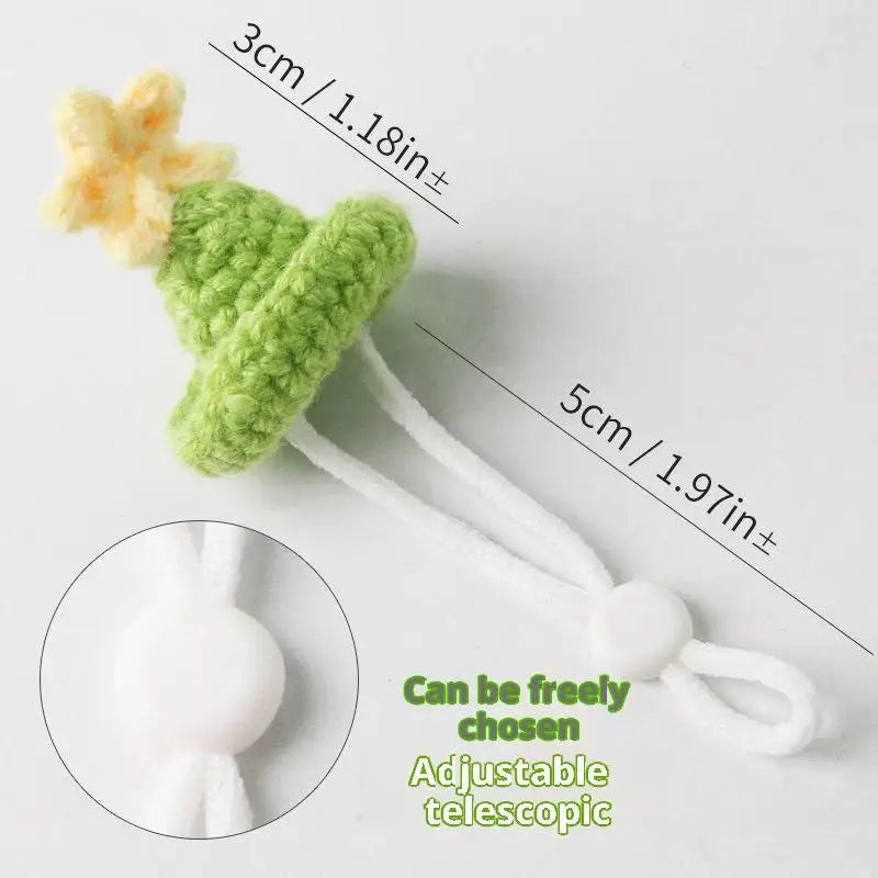 Handmade Knitted Pet Hat for Hamster, Parrot & Small Animals Pet Costume Hat Zpaxo
