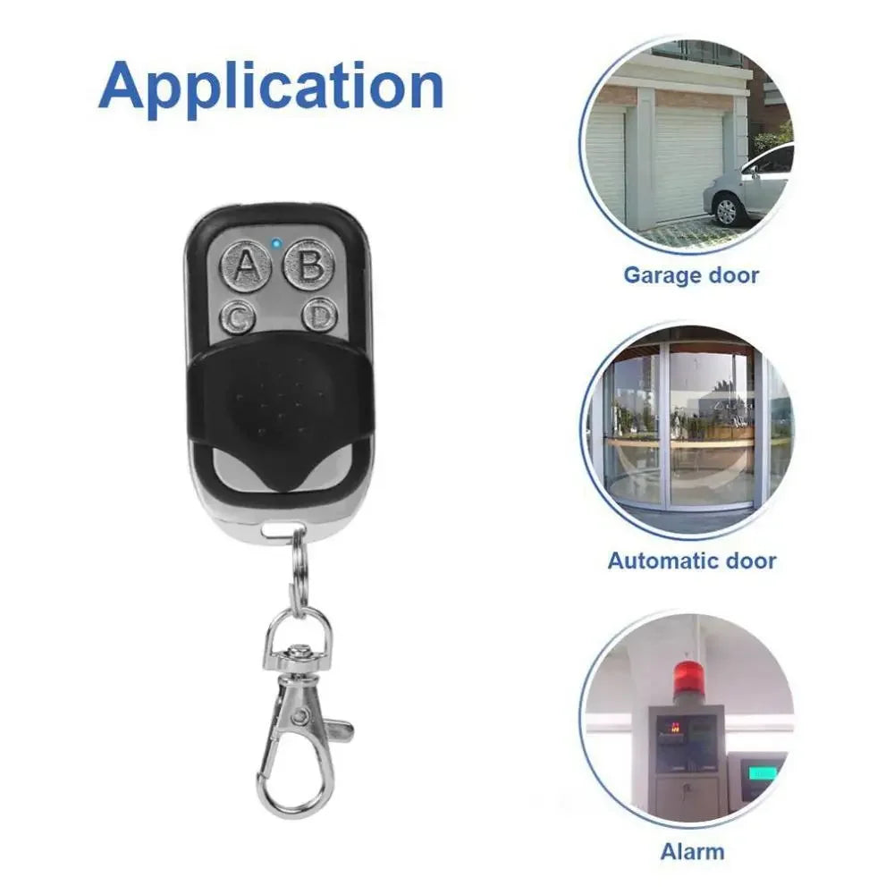 1-50PCS Smart Copy Duplicator 433mhz Remote Control 4 Button Electric Garage Door Gate Remote Cloning 433.92 MHz Transmitter Zpaxo