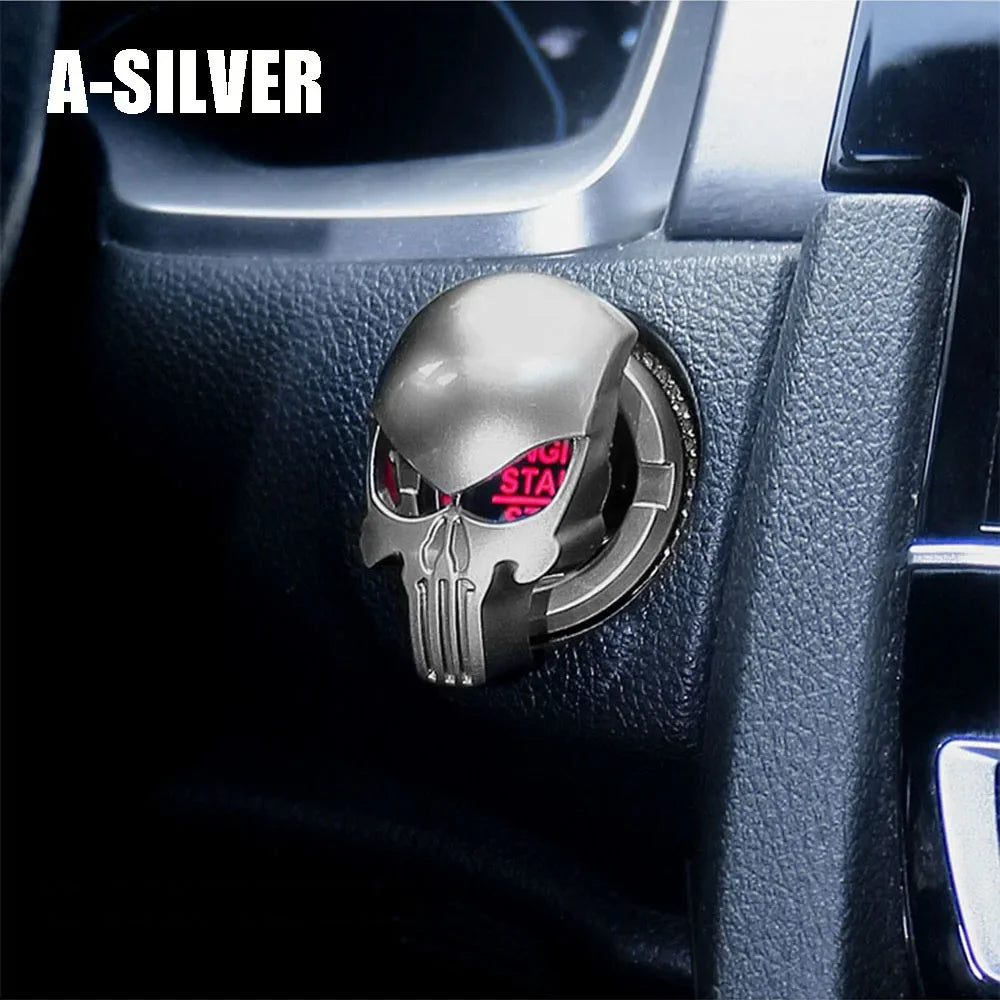 Zinc Alloy Engine Start Stop Button Cover – Luminous Car Decor