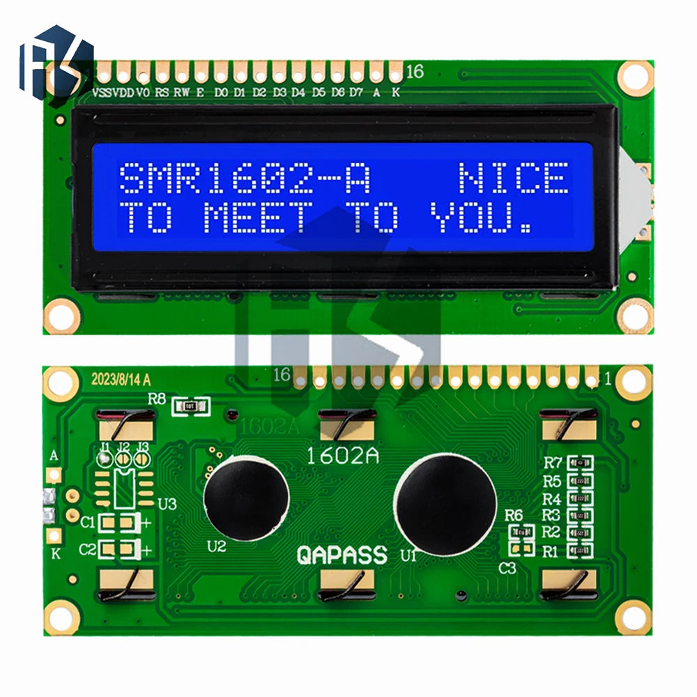 LCD1602+I2C LCD 1602 Module Blue Green Screen PCF8574 IIC I2C LCD1602 Zpaxo