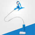 Portable 360 Mobile Phone Holder Lazy Flexible Stand Clip Bed Desktop Zpaxo Blue