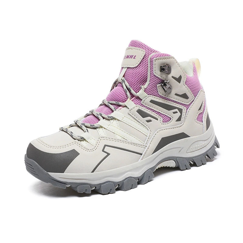 Winter Hiking Shoes Men Women Same High-top Outdoor Sports Zpaxo 263Purple 36 China Mainland