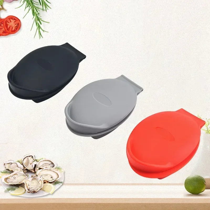 Hot Oyster Shucking Hand Clip Silicone Oyster Shucker Shellfish Opener Tool Kitchen Tool For Seafood Oyster Knives Opener Tool Zpaxo