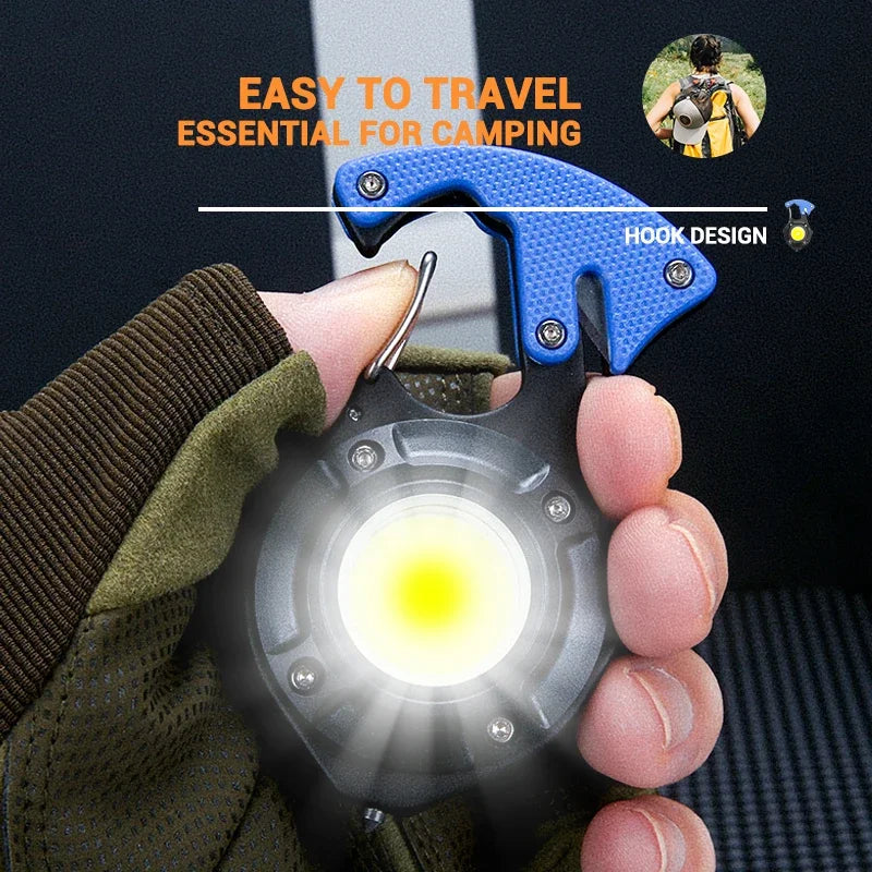 ESMARTER COB LED Work Light – USB-C Rechargeable Camping Flashlight