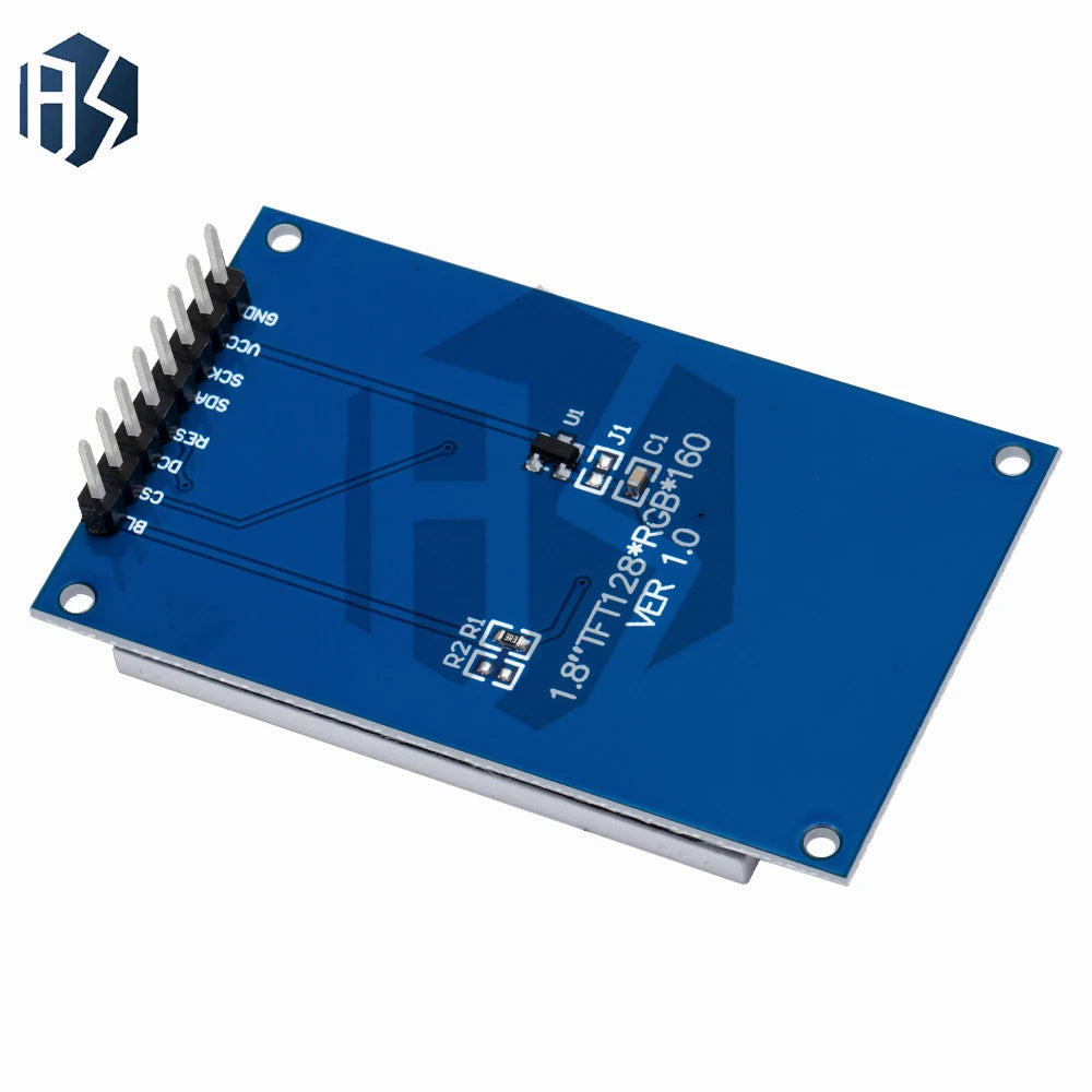 TFT 128x160 Serial SPI Display Module Wide Angle Screen Blue Arduino Zpaxo