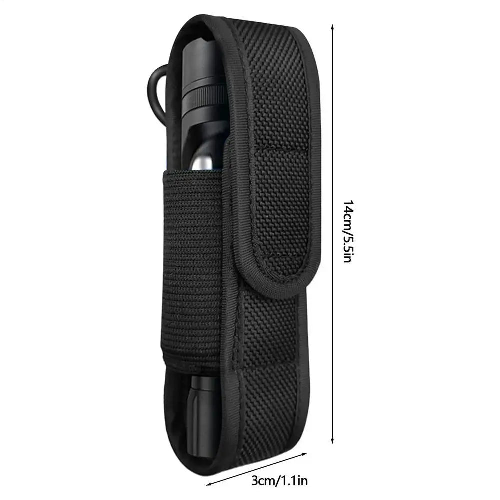 Flashlight Cover Case Pouch LED Torch Nylon Protective Hunting