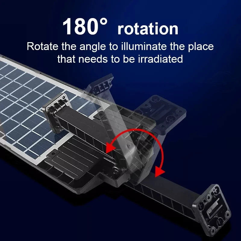 Outdoor Solar Street Light Power Sensor Remote Control Wall Flood Zpaxo