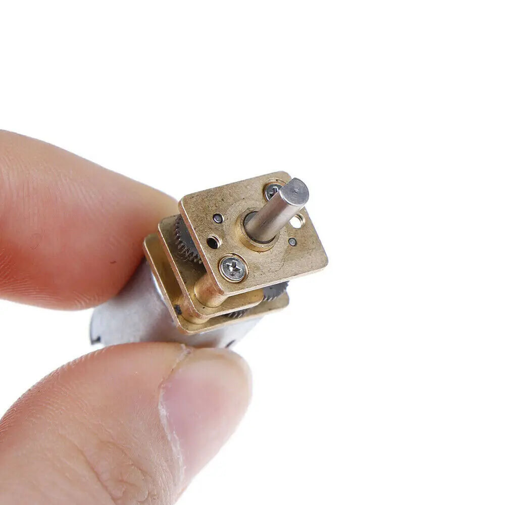 DC 3V-6V 60RPM Slow Speed Micro Mini N20 Full Metal Gearbox Gear
