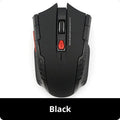 113 Wireless Mouse Portable Game Home Office Desktop Laptop Universal Zpaxo Black