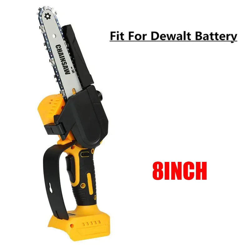 6 Brushless Chainsaw DeWALT 18 20V Battery Cordless Electric Chain Zpaxo No Battery-8inch