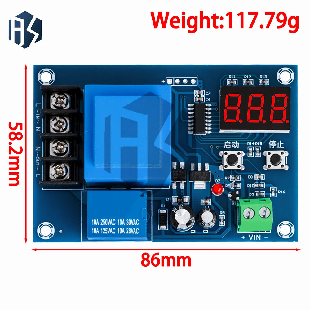 XH-M602 AC 220V Digital-Controlled Li-ion Charger Module - Overcharge & Over-Discharge Protection Zpaxo