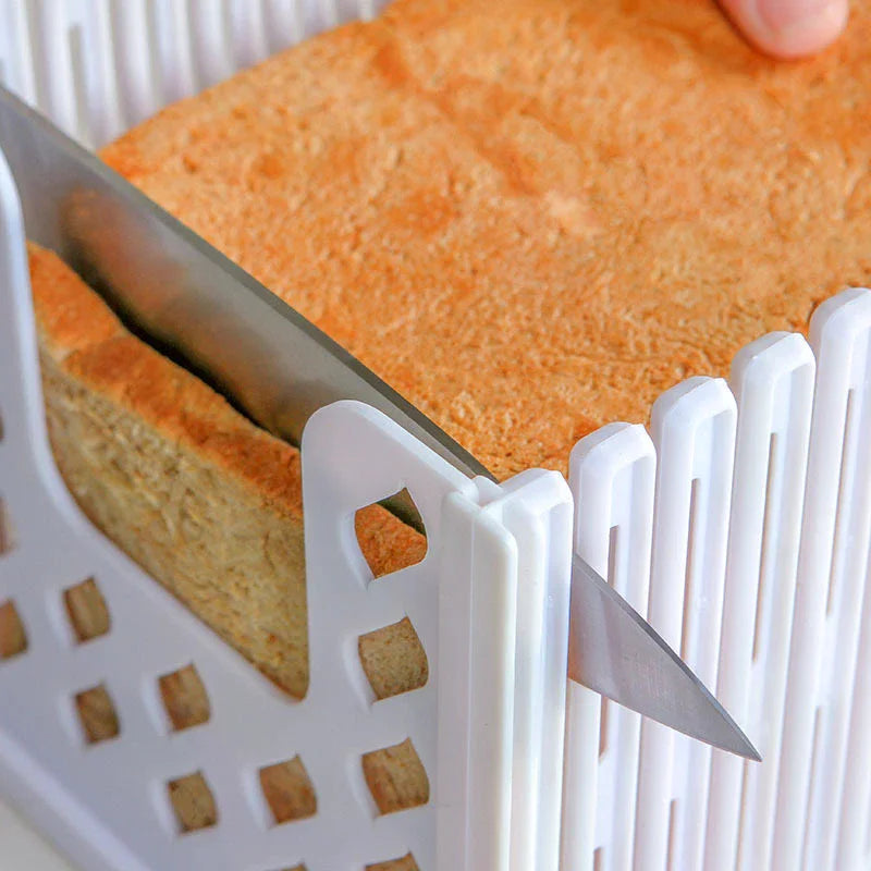 Homemade Bread Toast Slicer Stand Foldable Loaf Slicing Machine Zpaxo