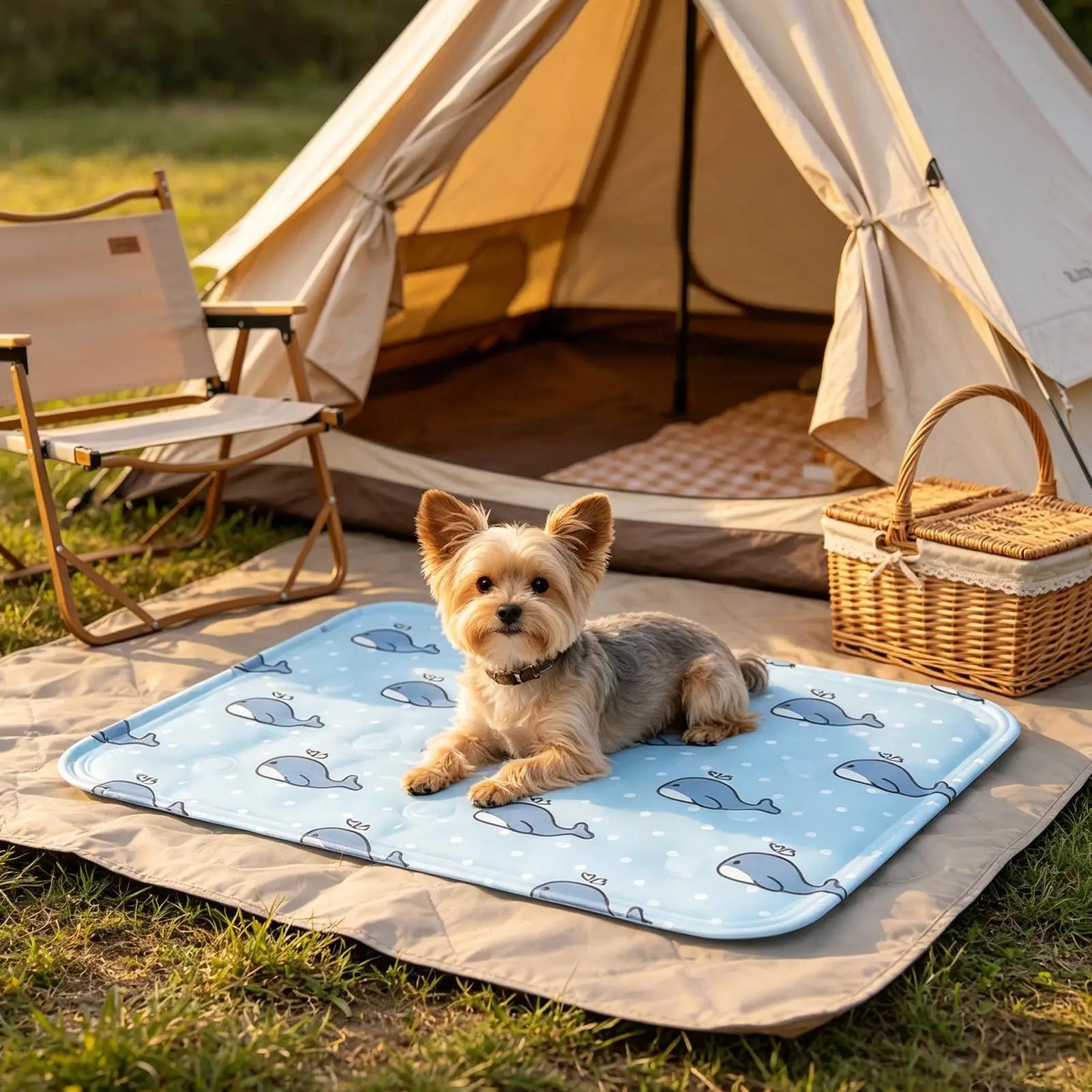 Cooling Pad Dog Thickened Portable Breathable Foldable Cat Bed Mat