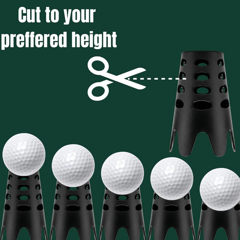 Golf Mat Tee Holder Reusable Portable Tees Height Adjustable Golfs