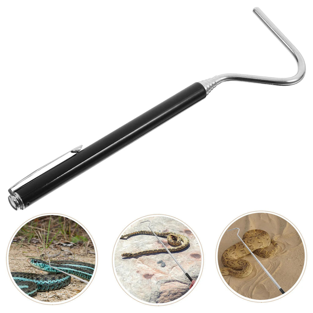 Portable Retractable Snake Hook Stainless Steel Extension Handle