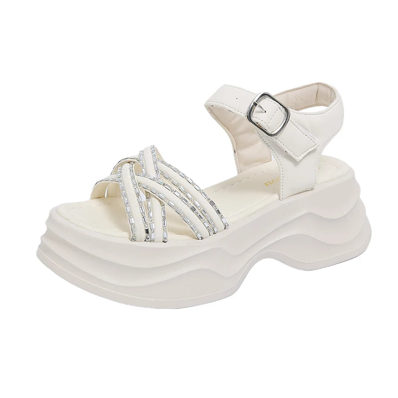 Women's Thick-soled Sandals Summer 2025 Arrival Fashionable All-match