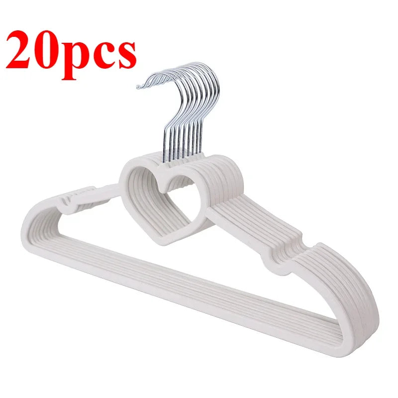 10 20 Butterfly Plush Hanger Bow Plastic Anti Slip Home Use Non