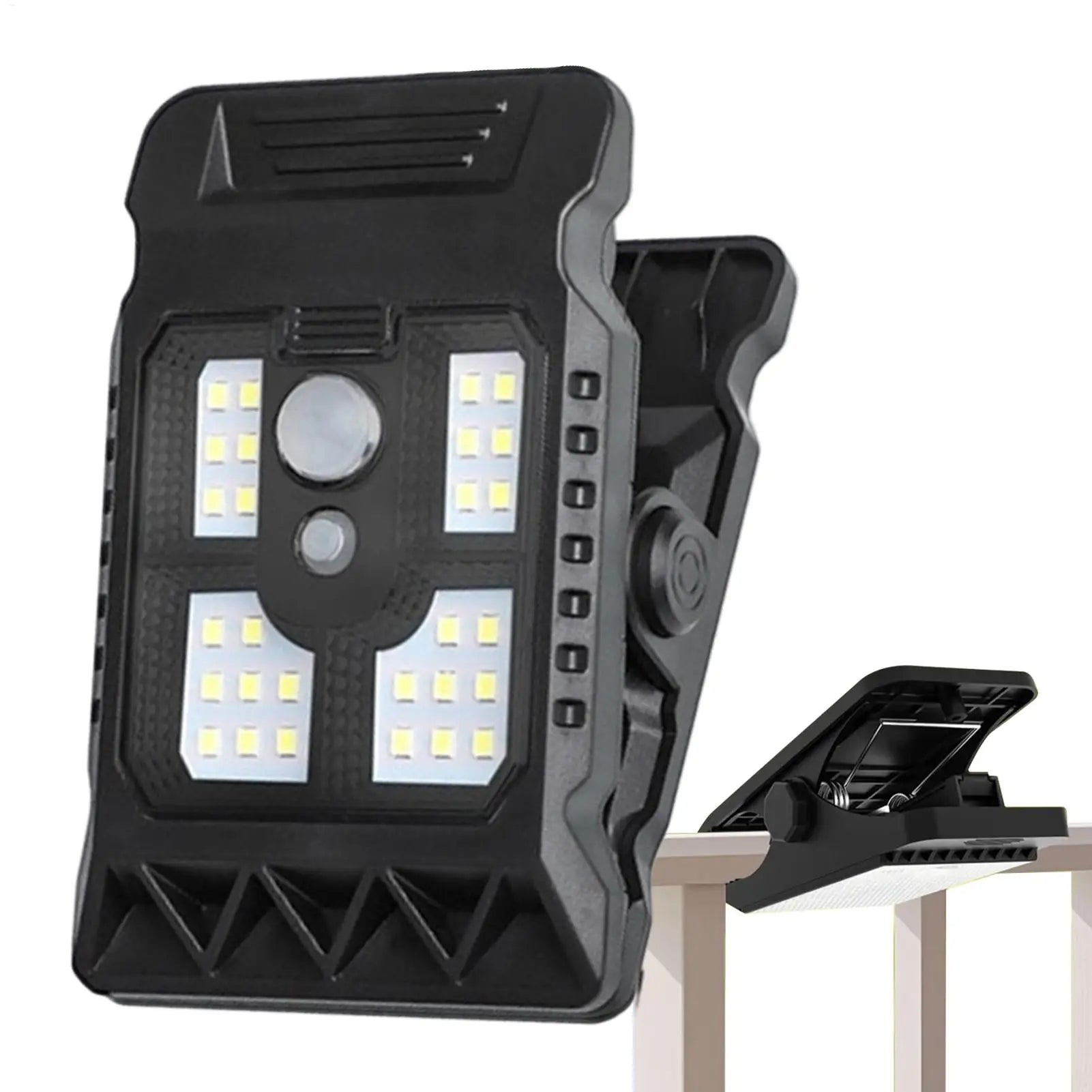 New Upgraded Solar Clip Light Outdoor Courtyard Lamp Camping Garden 3 Lighting Intelligent Sensing Solar Wall Lamp Zpaxo Default Title