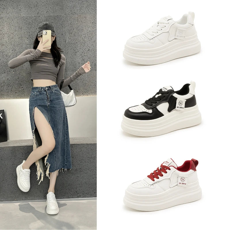 Casual Shoes Women Thick Soles Women's Lightweight Soft Travel Hollow Zpaxo