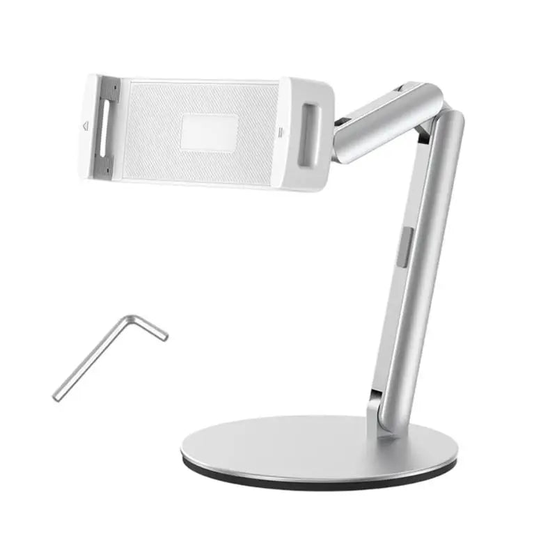 652F Aluminum Alloy Adjustable Height Tablets Stand Double Arm Work Zpaxo