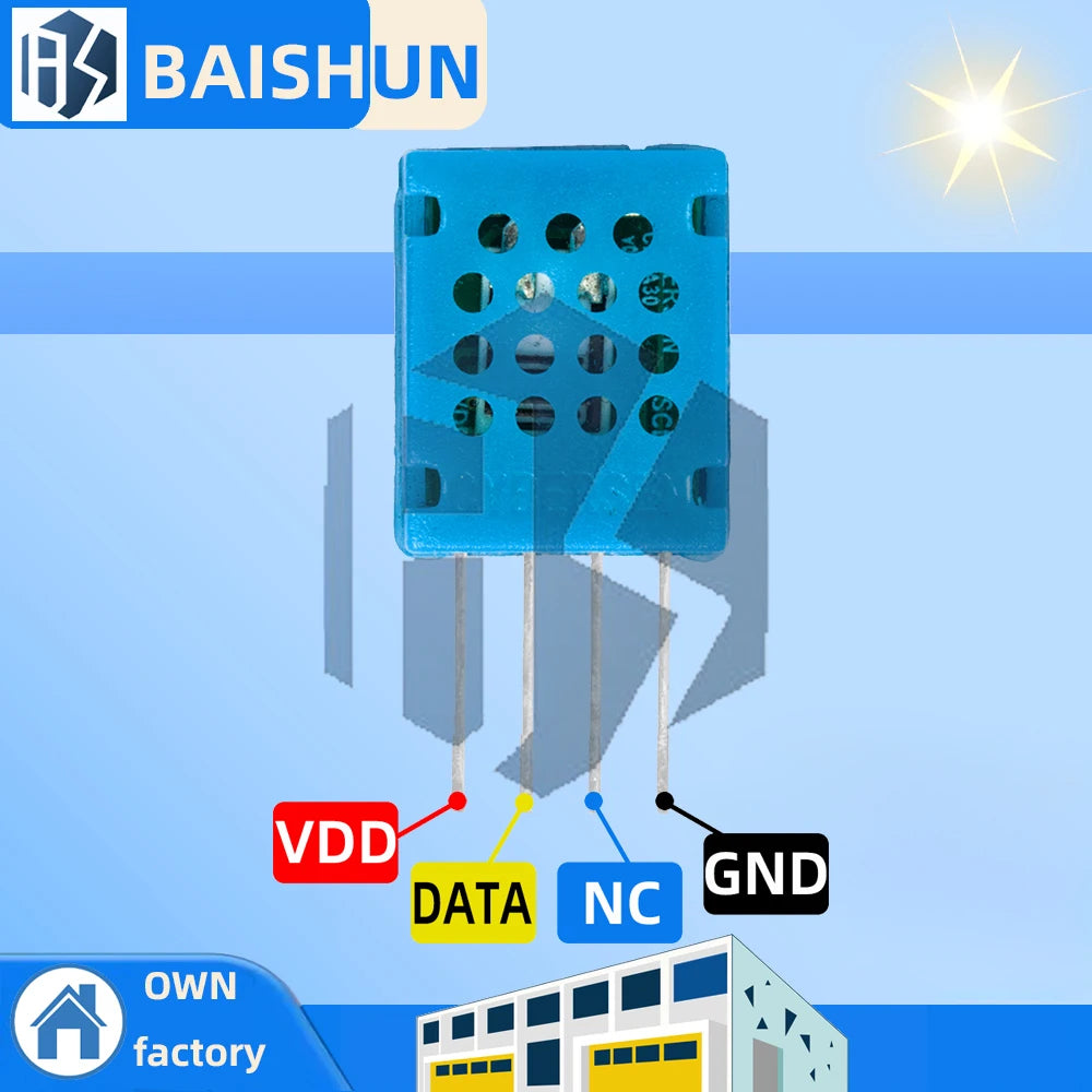 DHT11 Digital Temperature Humidity Sensor Accuracy DIY Electronic Zpaxo