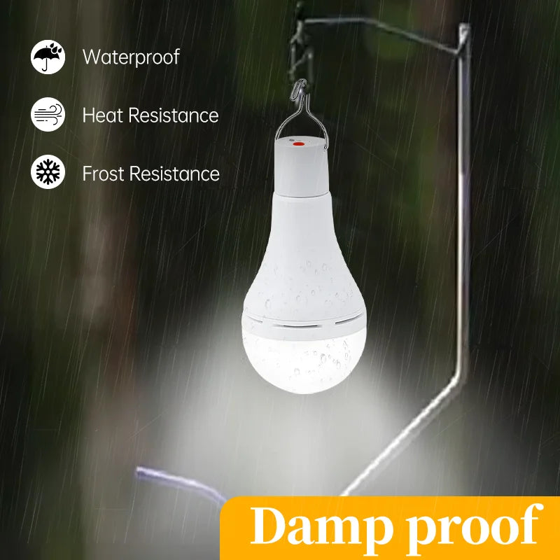 Solar Lights Waterproof USB Charged Hanging Emergency Sunlights Zpaxo