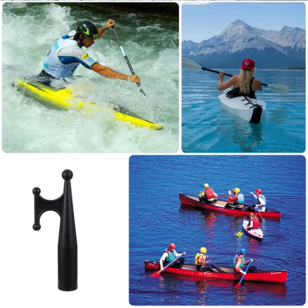 Black Plastic Nylon Boat Hook Nylon Material Replacement Top Durable Boat Hook Floating Design Telescoping Design Zpaxo