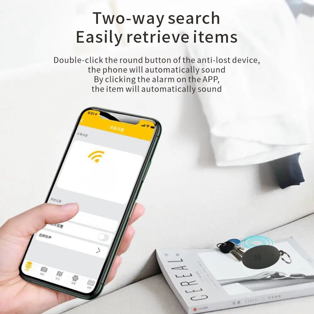 Mini GPS Tracker Bluetooth Tracker Smart Anti-Lost Device Pets Kid Bag Wallet Wireless Tracking Smart Finder Locator Accessories Zpaxo