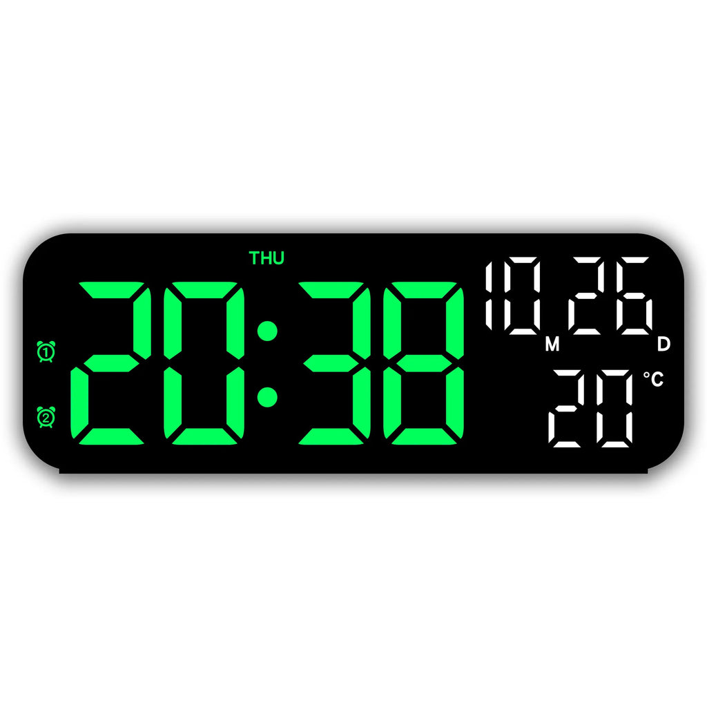 Digital Alarm Clock Temperature Date Week Display Night Mode Table