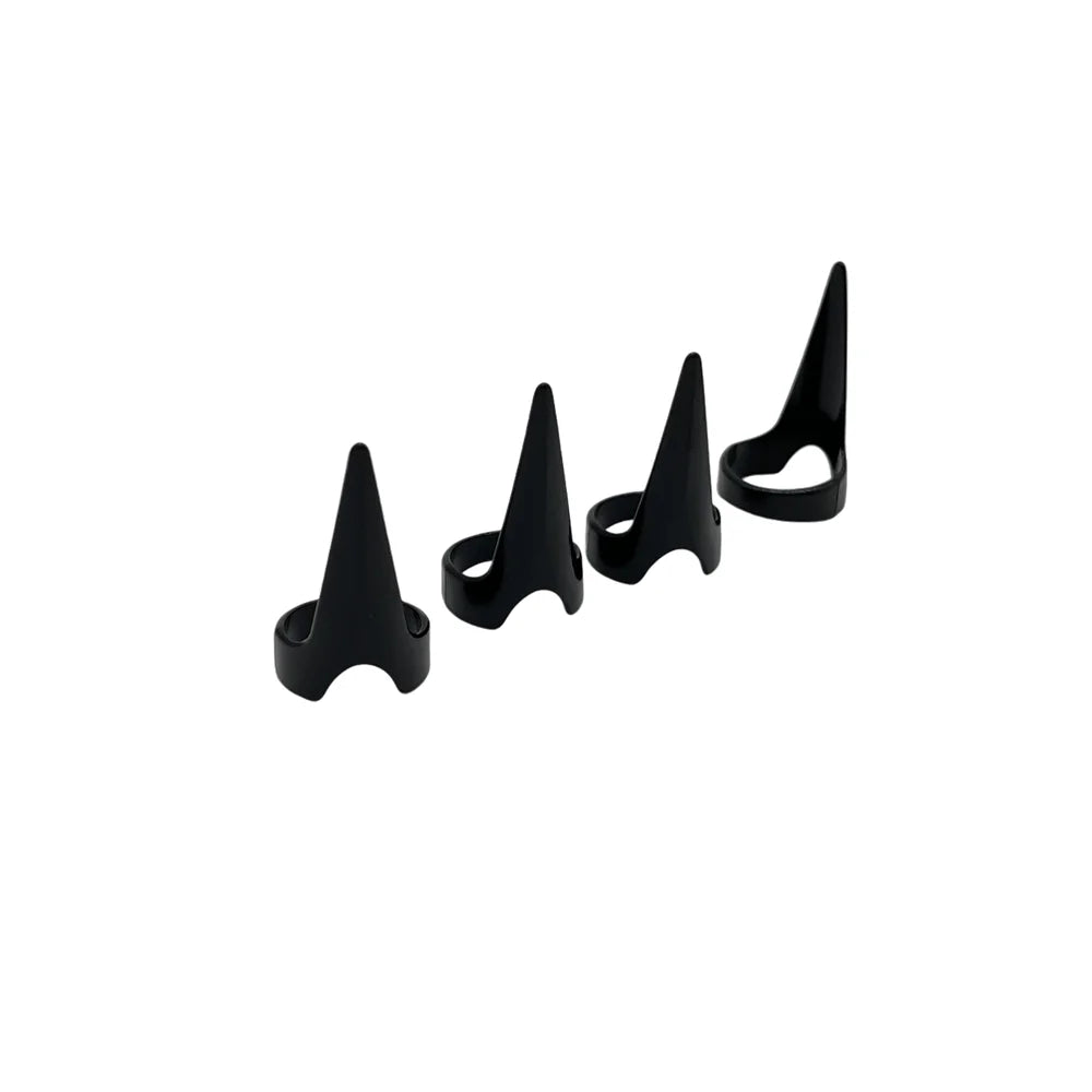 Hair Parting Extension Sectioning Rings Steel Finger Braiding Pick