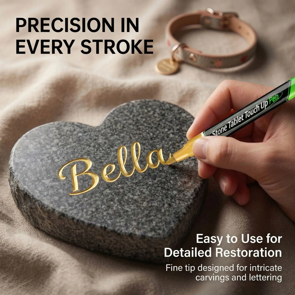 Tombstone Touch-up Pen Stone Metal Rubber Multi-surface Repair Tool