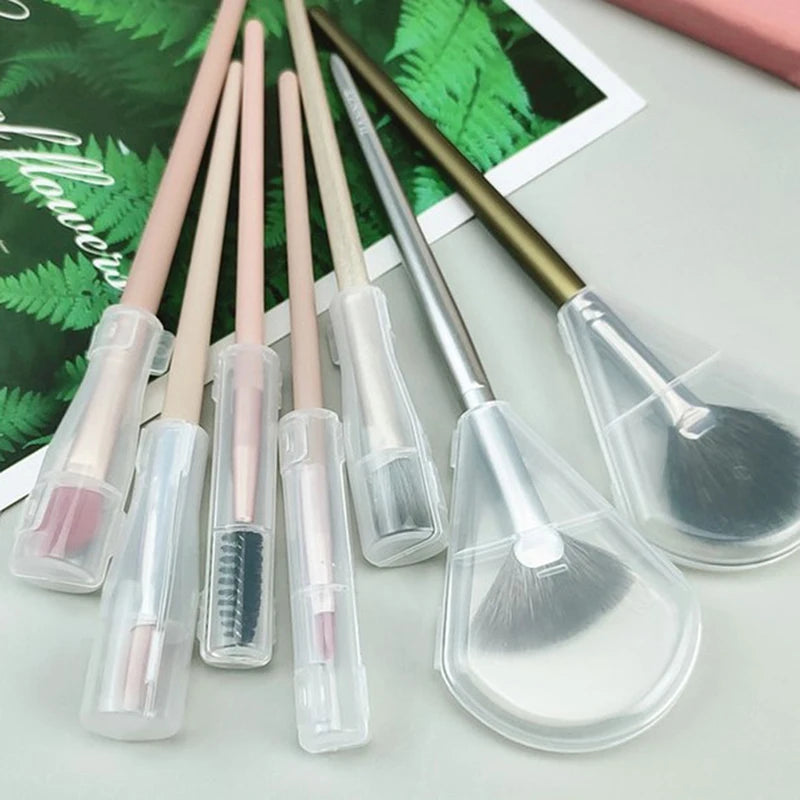 Makeup brush dust protection cover anti-frying wool protective storage tool portable waterproof plastic Zpaxo