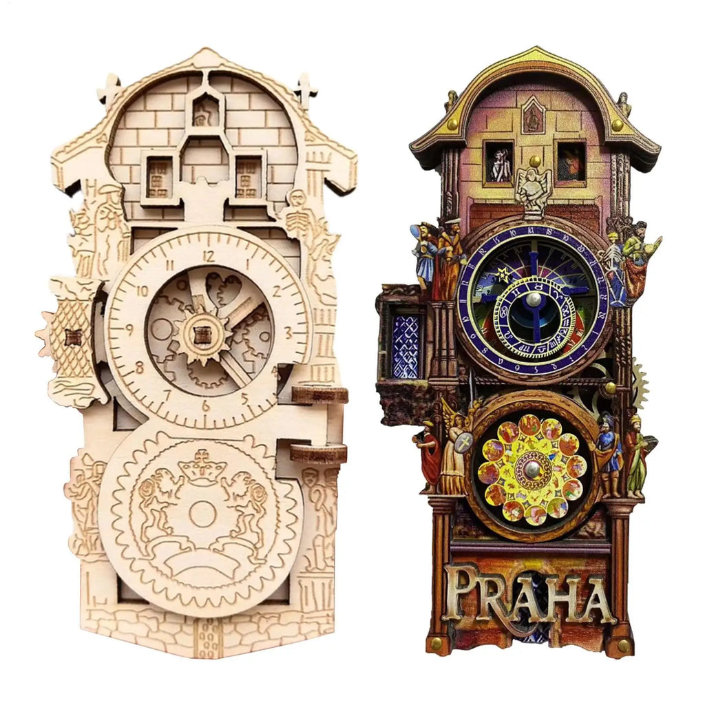 Fridge Magnets Astronomical Clock Tourism Collection Magnets Cultural Travel Souvenirs for Homeowners Photography Hobbyists Zpaxo