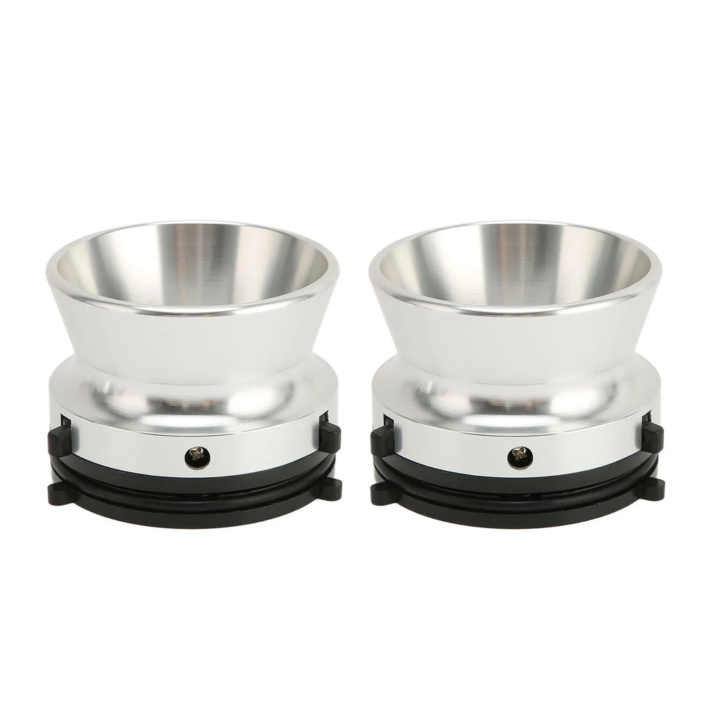Aluminium NAB Hub Adapters Lockable Sturdy Construction 1 Pair Silver