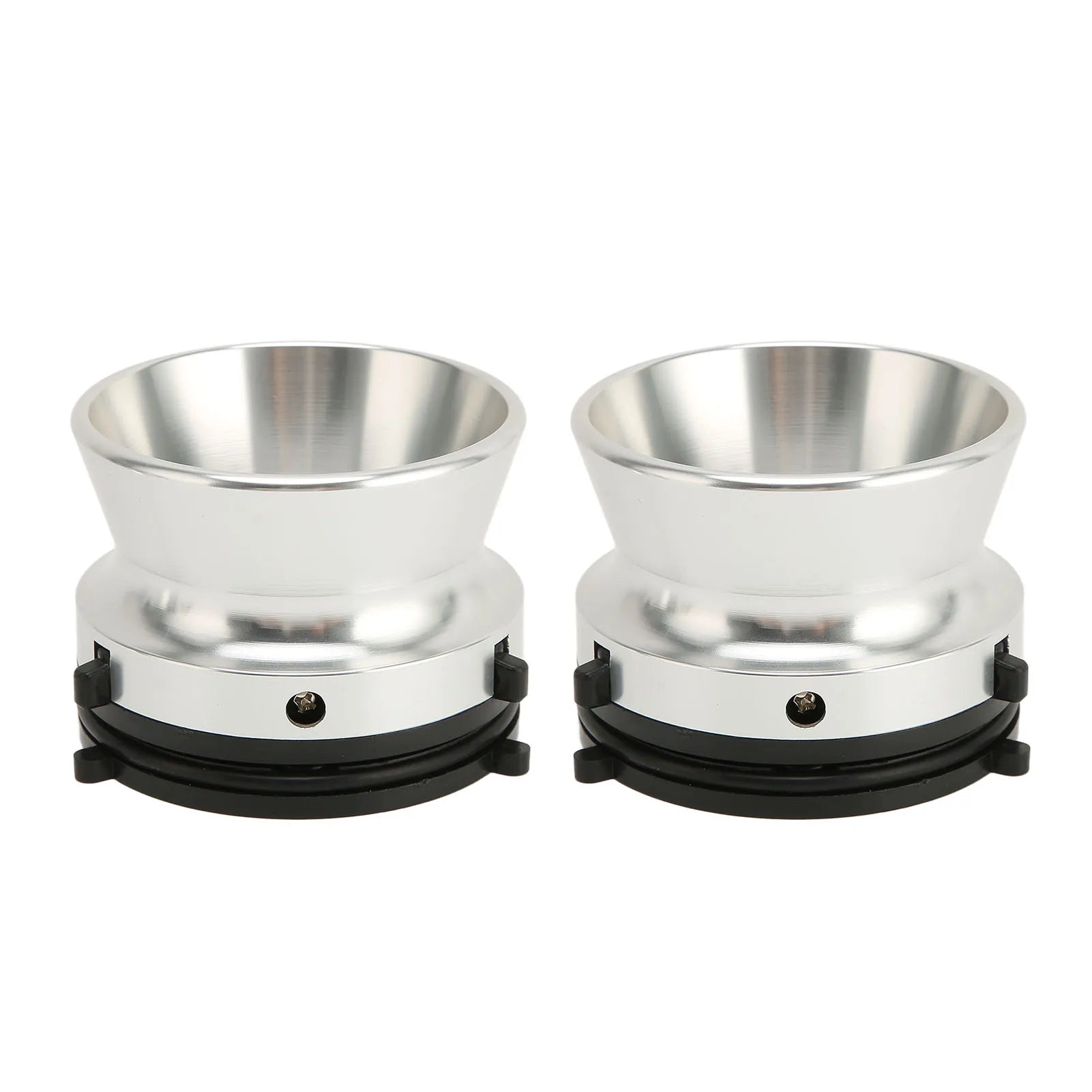Aluminium NAB Hub Adapters Lockable Sturdy Construction 1 Pair Silver