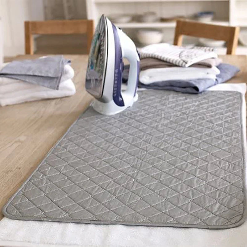Table Ironing Mat Laundry Pad Portable Travel Clothes Protector Board