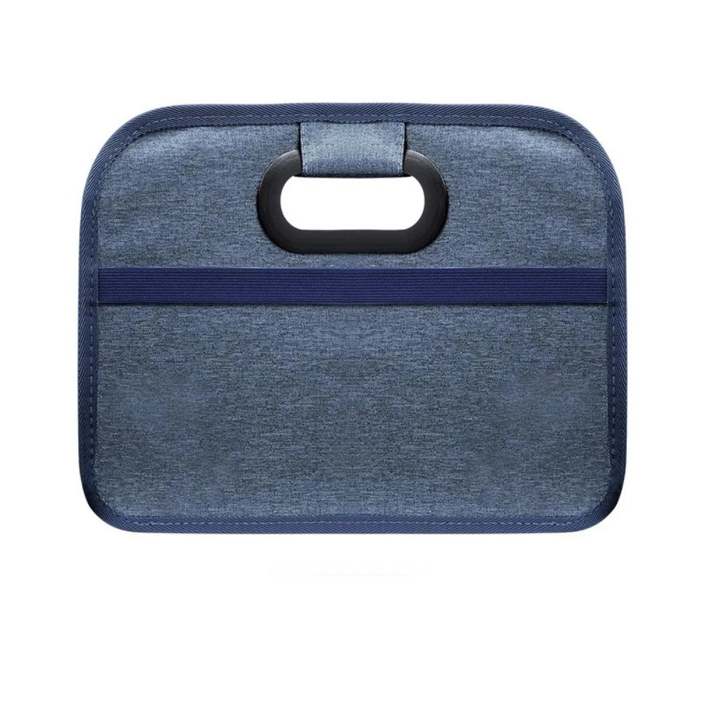 Multifunction Car Trunk Organizer Large Capacity Thickened Foldable Storage Storage Box Collapsible Oxford Cloth Zpaxo Navy Blue